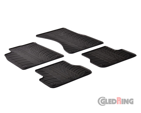 Rubber Car Mats Audi A6 C7 (2011–2018) - GledRing