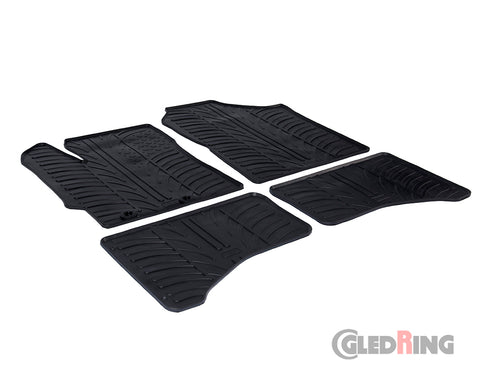 Alfombrillas de goma Toyota Yaris (2012–2020) híbrido - GledRing