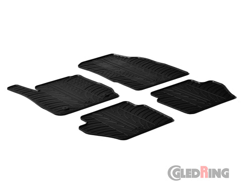 Rubber Car Mats Ford Fiesta MK7 (2008–2017) - GledRing