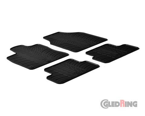 Alfombrillas de goma Nissan Qashqai (2007–2013) - GledRing