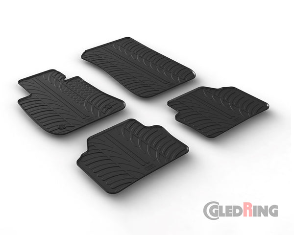 Alfombrillas de goma BMW Serie 3 E90 (2005–2012) - GledRing