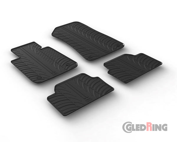 Alfombrillas de goma BMW Serie 1 E87 (2004–2011) - GledRing