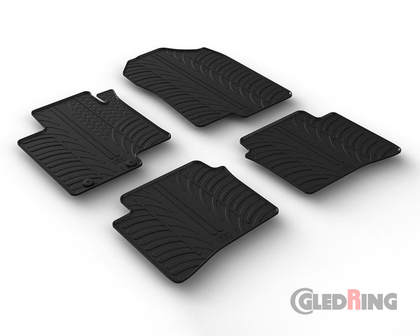 Rubber Car Mats Hyundai i20 (2020–) - GledRing