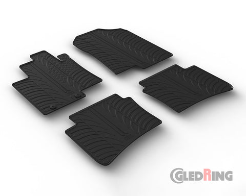 Alfombrillas de goma Hyundai Bayon (2021–) - GledRing