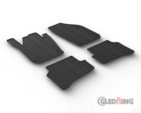 Alfombrillas de goma Skoda Fabia 5 puertas (2014–2021) - GledRing