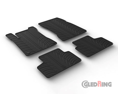 Rubber Car Mats Mercedes-Benz GLB X247 (2019–) - GledRing