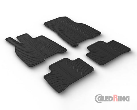 Rubber Car Mats Mercedes-Benz EQE (2022–) Electric - GledRing