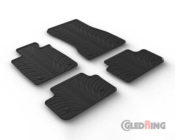 Alfombrillas de goma BMW Serie 5 G60 berlina (2023–) automático - GledRing