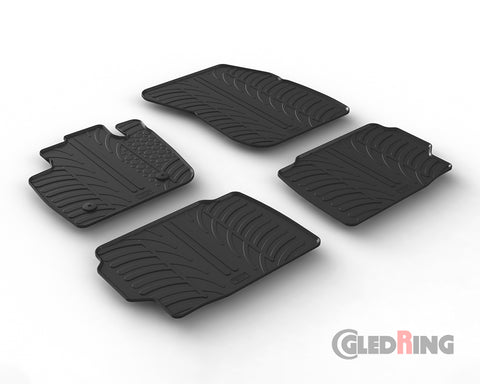 Rubber Car Mats Ford Mondeo MK5 (2015–) - GledRing
