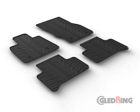Tapetes de Borracha Alfa Romeo Stelvio (2017–) - GledRing