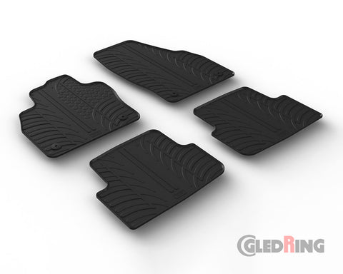 Alfombrillas de goma Volkswagen Taigo (2021–) - GledRing