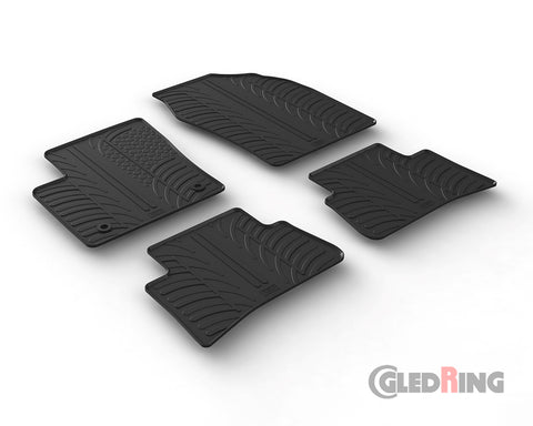 Alfombrillas de goma Toyota C-HR (2016–) - GledRing