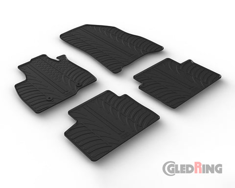 Alfombrillas de goma Dacia Duster (2024–) manual - GledRing