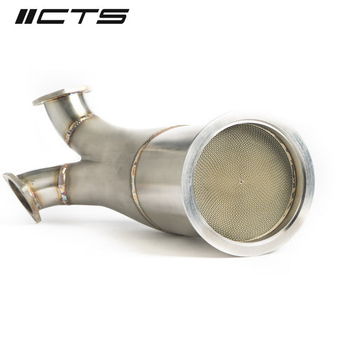 Downpipe com Catalisador Desportivo de 200 Células Audi SQ5 FY 3.0 TFSI V6 (2018+) – CTS Turbo CTS-EXH-TP-0013-CAT