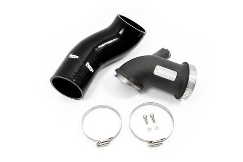 Adaptador de entrada de turbo para VW Golf 8 R, Audi S3 8Y, Cupra Formentor / Leon / Ateca VZ 2.0 TSI (EA888.4 DNF), LHD, negro – Forge Motorsport FMTIA9-BLACK
