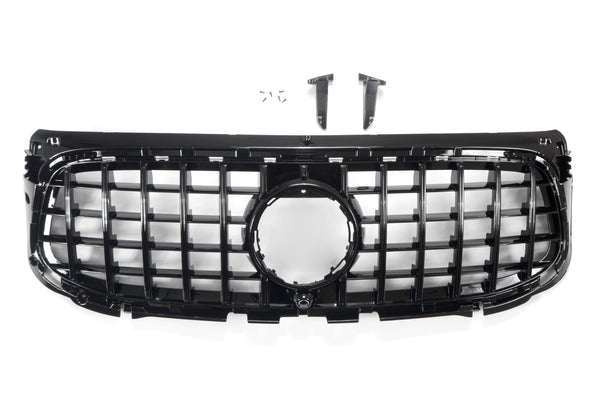 Grille Mercedes GLB X247 Facelift AMG Line (2023-2026) - GCP Panamericana GT Gloss Black