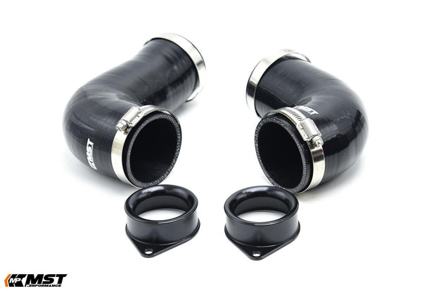 Tubos de entrada de turbo (pareja) para Mercedes C43 AMG / C400 / C450 W205 y GLC43 AMG (M276 3.0 V6 biturbo) – MST Performance MST-MB-C4302