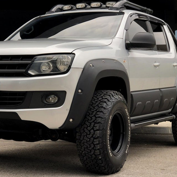 Alargadores de Guarda-lamas Volkswagen Amarok MK1 Facelift (2016-2021) - APEX Jumbo Preto Mate