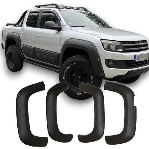 Kotflügelverbreiterungen Volkswagen Amarok MK1 Vor dem Facelift (2010-2016) - APEX Jumbo Mattschwarz