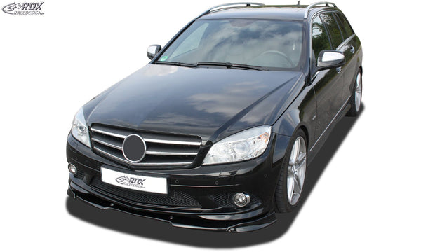 Spoiler delantero VARIO-X para MERCEDES Clase C W204 / S204 con estilo AMG -2011 (apto para vehículos con parachoques delantero de estilo AMG) Splitter de labio delantero - RDX