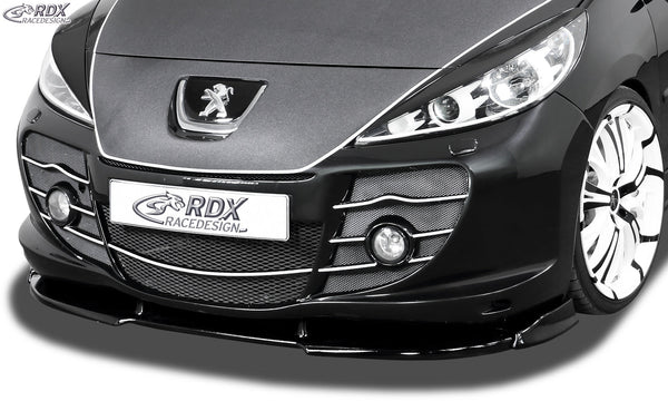 Frontspoiler VARIO-X für PEUGEOT 207 mit Abbes-Front Frontlippe Splitter - RDX