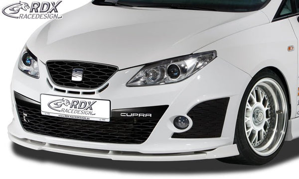 Spoiler delantero VARIO-X para SEAT Ibiza 6J Cupra y Bocanegra -03/2012 con divisor de labio delantero - RDX