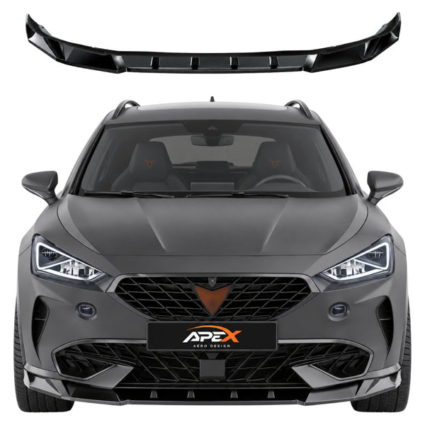 Lip Spoiler Frontal Cupra Formentor (2020-2024) - APEX Preto Brilhante