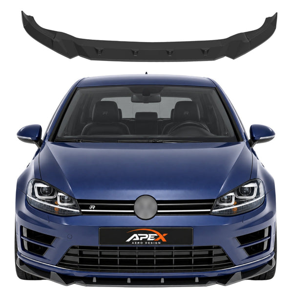 Frontlippe Volkswagen Golf 7 R / R-Line (2013-2016) - APEX Glanzschwarz