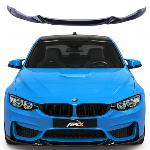 Frontlippe BMW M3 / M4 F80 / F82 (2014-2021) - APEX Glanzschwarz