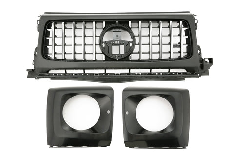 Kühlergrill Mercedes G-Klasse W465 (2024+) - GCP Panamericana GT Schwarz / Chrom