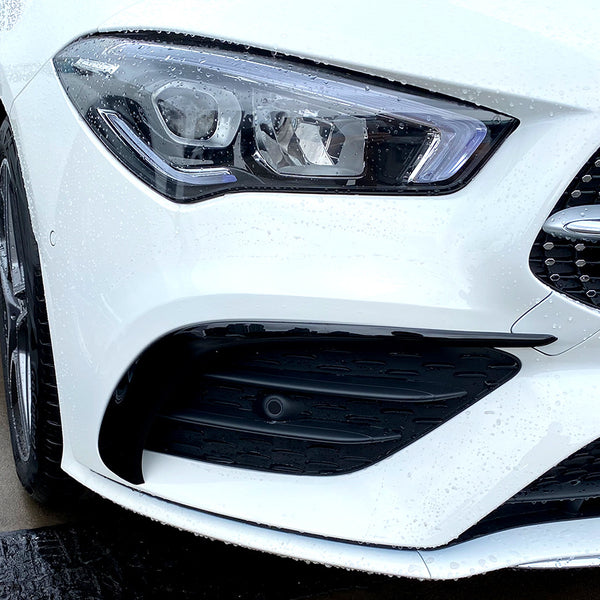 Front Flaps (Canards) Mercedes CLA C118 AMG Line (2019-2025) - GCP Glanzschwarz