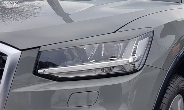 Headlight Covers for AUDI Q2 GA (2016+) Light Brows RDX