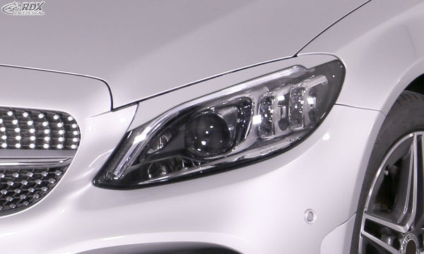 Headlight Covers for MERCEDES C-Class W205, S205, C205 (2014+) Light Brows - RDX