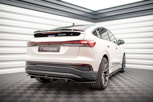 Splitter trasero (con barras verticales) para Audi Q4 e-tron Sportback S-line Mk1