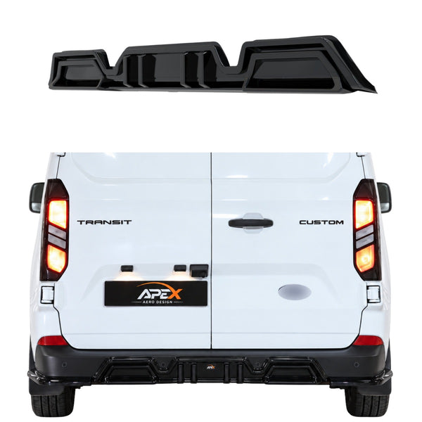 Heckdiffusor Ford Transit Custom MK2 (2023+) - APEX Glanzschwarz