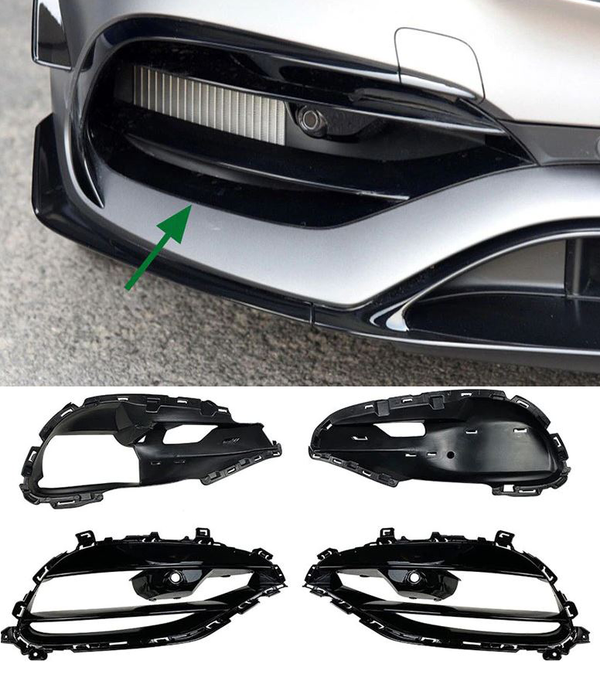 Air Intake Trims Mercedes A-Class W176 AMG Line Facelift (2015-2018) - GCP Gloss Black