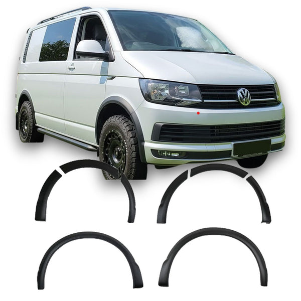 Extensões de Cava de Roda Volkswagen Transporter T6 Chassis curto / longo (2015-2019) - APEX 8-piece Preto Mate