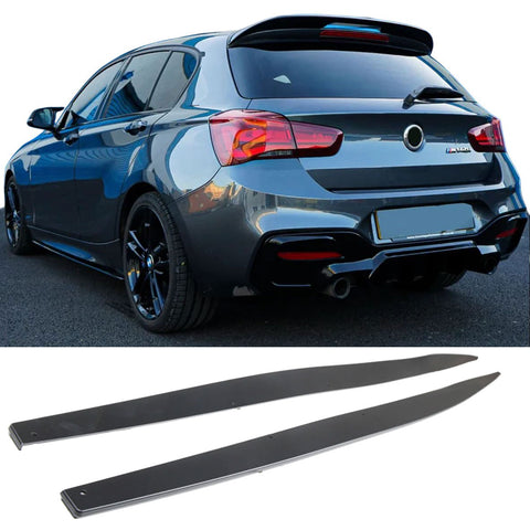 Side Skirts BMW 1 Series F20 / F21 M Sport LCI (2015-2019) - GCP Gloss Black