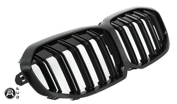 Grille BMW 1 Series F40 (2019-2026) - GCP Double Slat Look Gloss Black
