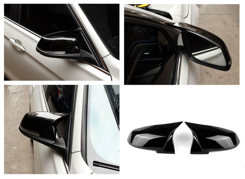 Mirror Caps BMW 1 Series / 2 Series / 3 Series / 4 Series / X1 F20 / F21 / F22 / F30 / F31 / F32 / F33 / F36 / E84 (2009-2021) - GCP Gloss Black