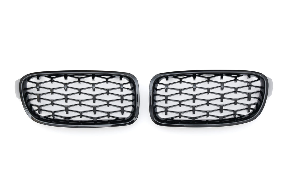 Grille BMW 3 Series F30 / F31 (2011-2019) – Gloss Black – view 2
