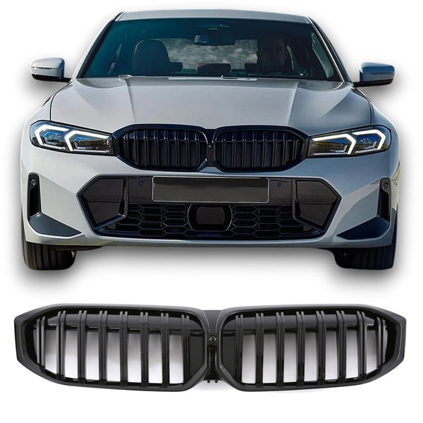 Grelha BMW Serie 3 G20 / G21 LCI (2022-2026) - GCP Performance Style Preto Brilhante