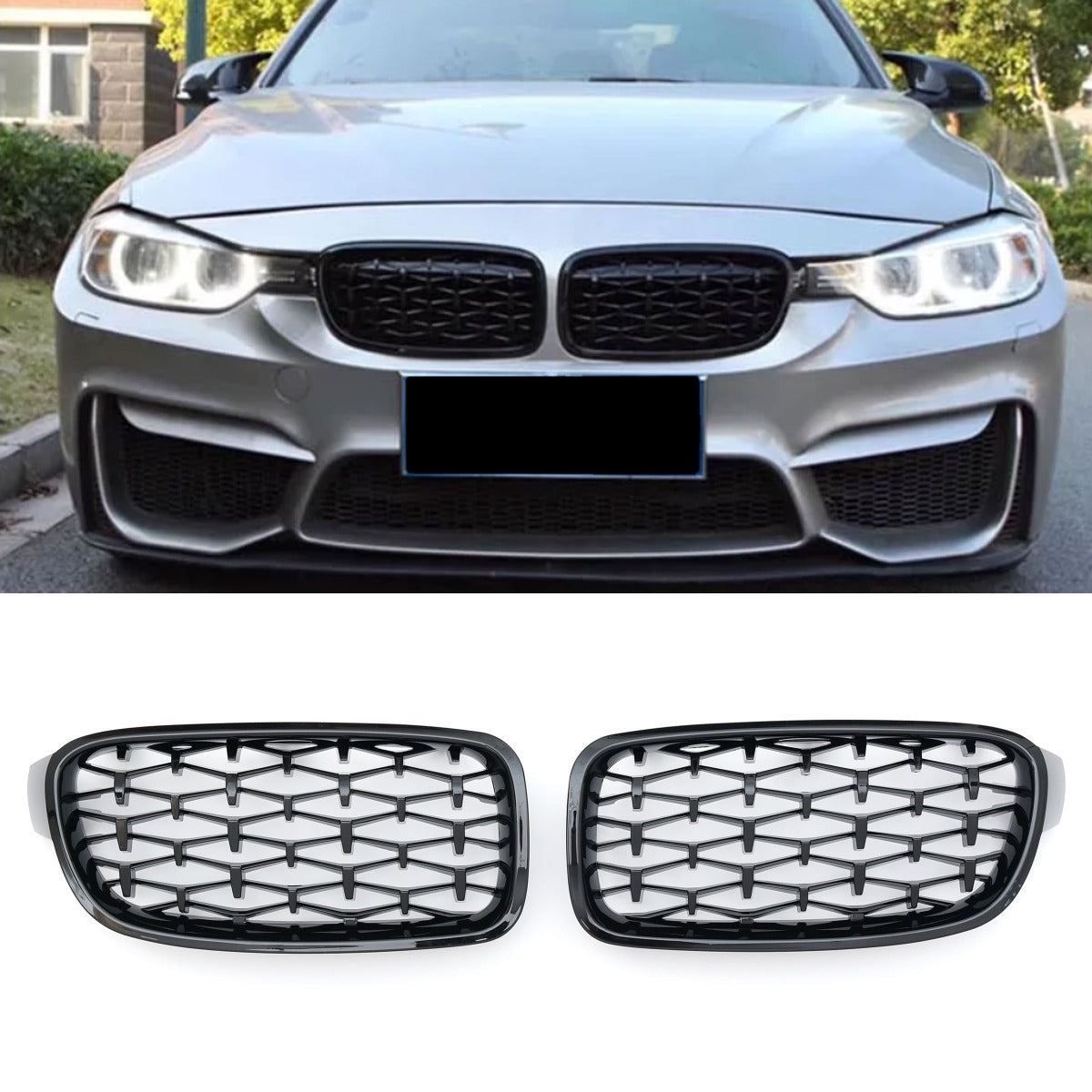 Grille BMW 3 Series F30 / F31 (2011-2019) – Gloss Black