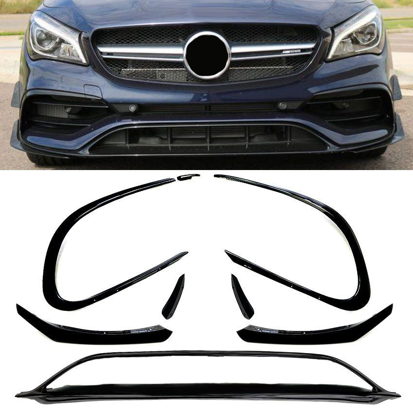 Front Splitter Mercedes CLA C117 / X117 AMG Line Facelift (2016-2019)