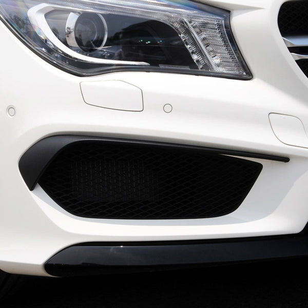 Canards Para-choques Frontal Mercedes CLA C117 / X117 AMG Line antes do facelift (2013-2016) - GCP Preto Brilhante