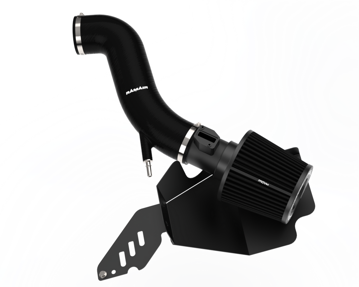 Pleated Intake Kit Ford Fiesta MK7 ST180 1.6T, with Black Intake Hose – Ramair BUNDLE-PRK-180-RIP-BK
