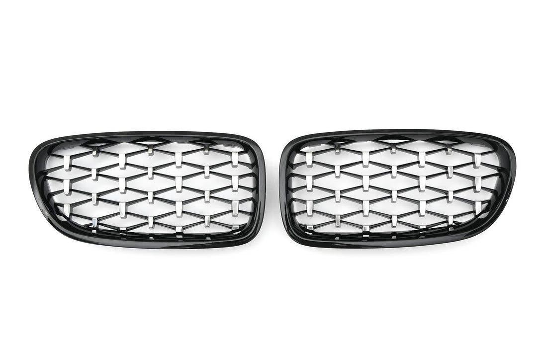 Grille BMW 5 Series F10 / F11 (2010-2017) – Black / Chrome – view 2
