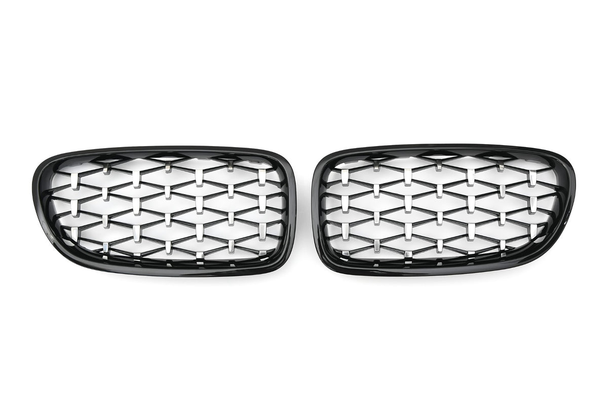 Grille BMW 5 Series F10 / F11 (2010-2017) – Black / Chrome – view 2