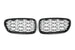 Grille BMW 5 Series F10 / F11 (2010-2017) – Black / Chrome – view 2