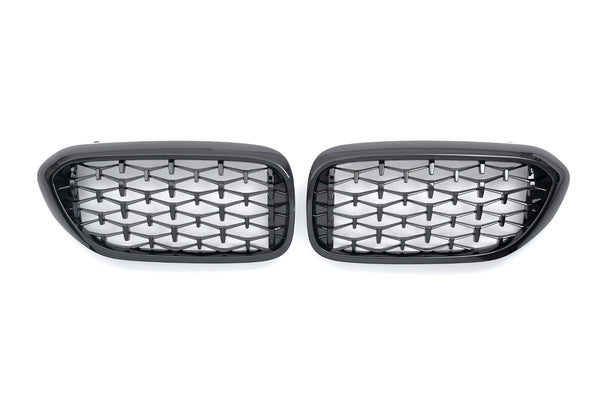 Kühlergrill BMW 5er G30 / G31 Vor dem Facelift (2017-2020) - GCP Diamond Style Glanzschwarz